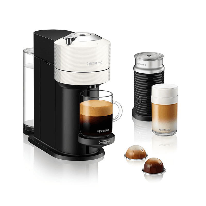 Vertuo Next with Aeroccino Coffee Machine, White