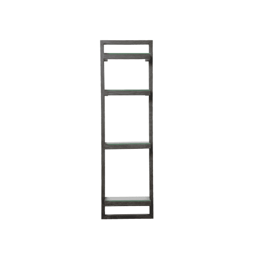 Image showing the Zone Wall shelf, H80 x W24 x D12cm, Black product.