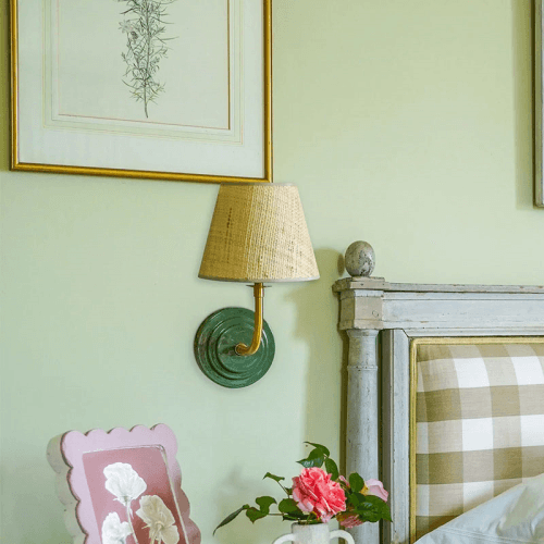 Image showing the Coloured Wall Light, 12cm, Green product.