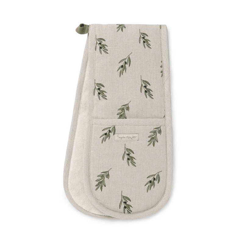 Olive Branch Double Oven Glove, Neutral