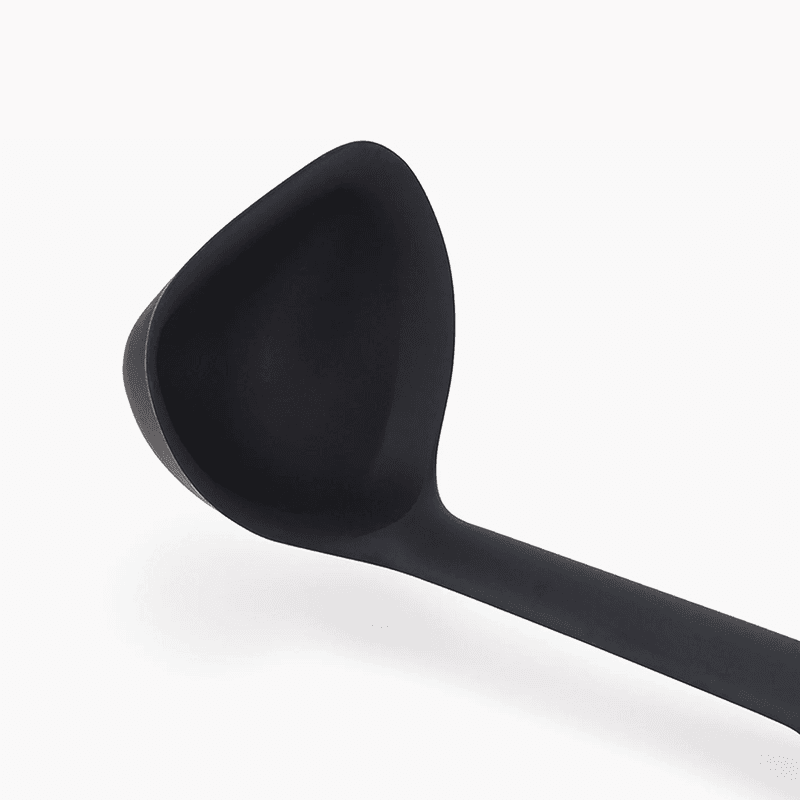 Elevate Silicone Ladle, Stainless Steel