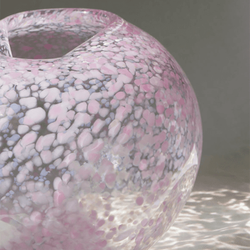 Image showing the Large Dewdrop Vase, D26cm, Winter Blossom product.