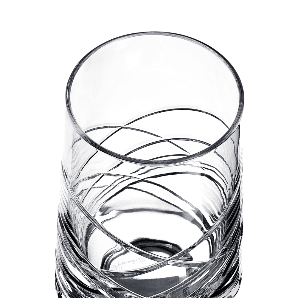 Aran Set of 2 Hi Ball Glasses, 490ml, Clear