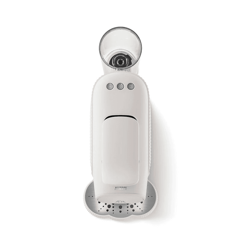 Plisse Capsule coffee machine, White