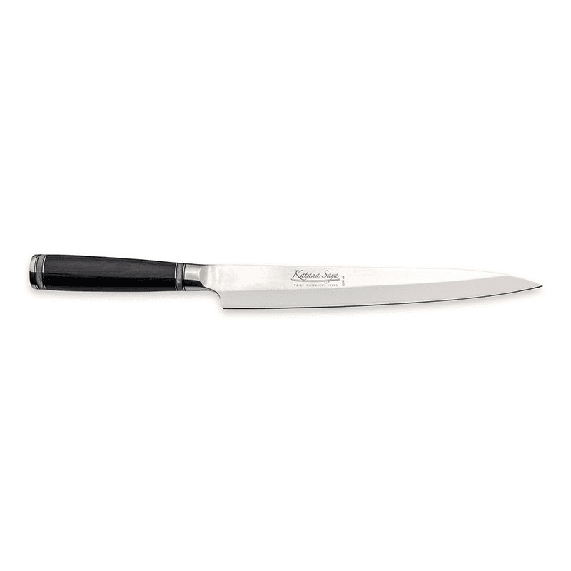 Katana Saya Pakkawood Yanagi Sashimi, 24cm Damascus Blade