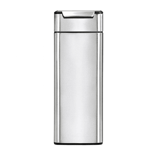 Image showing the Slim touch bar bin, H71cm - 40 litre, Brushed Stainless Steel product.