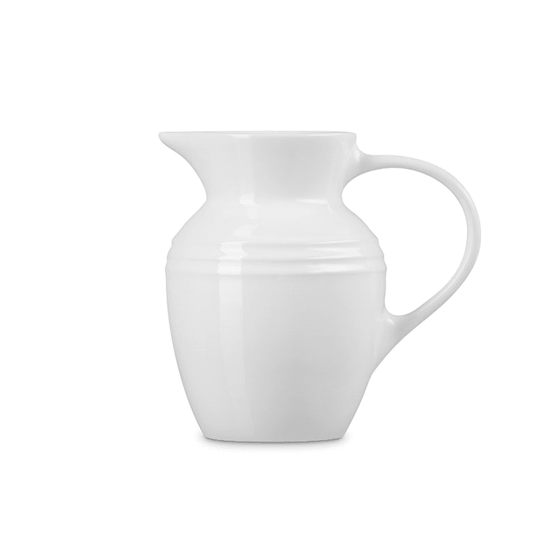 Stoneware Breakfast Jug, 600ml, White