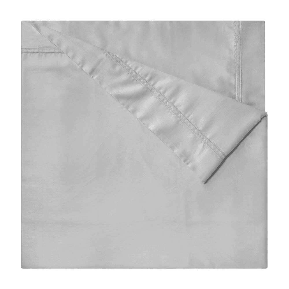 Triomphe - 300 Thread Count Cotton Sateen King duvet cover, 240 x 220cm, Silver