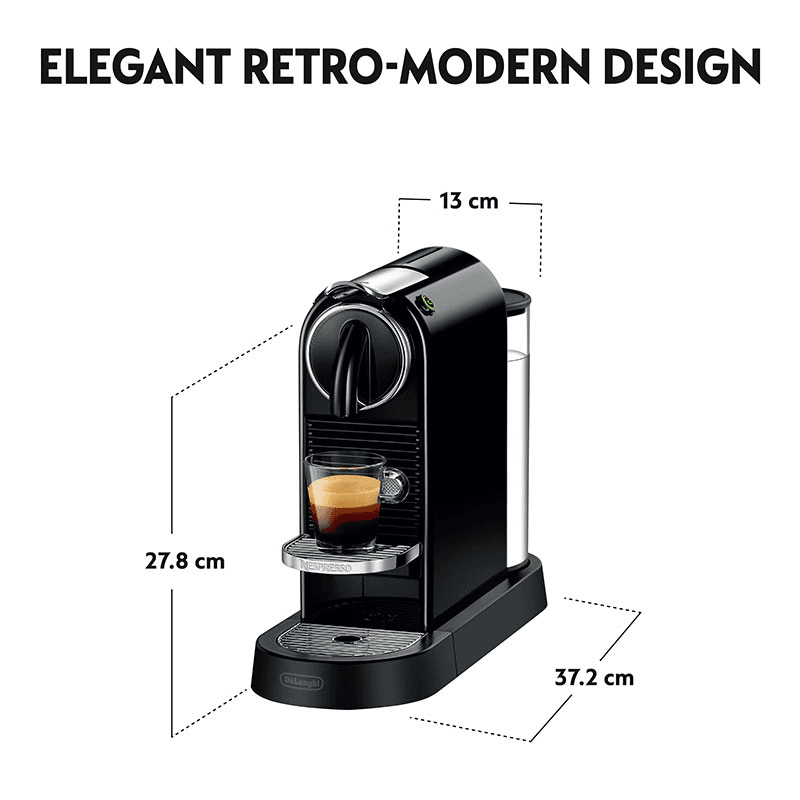 Citiz Coffee Machine, Black