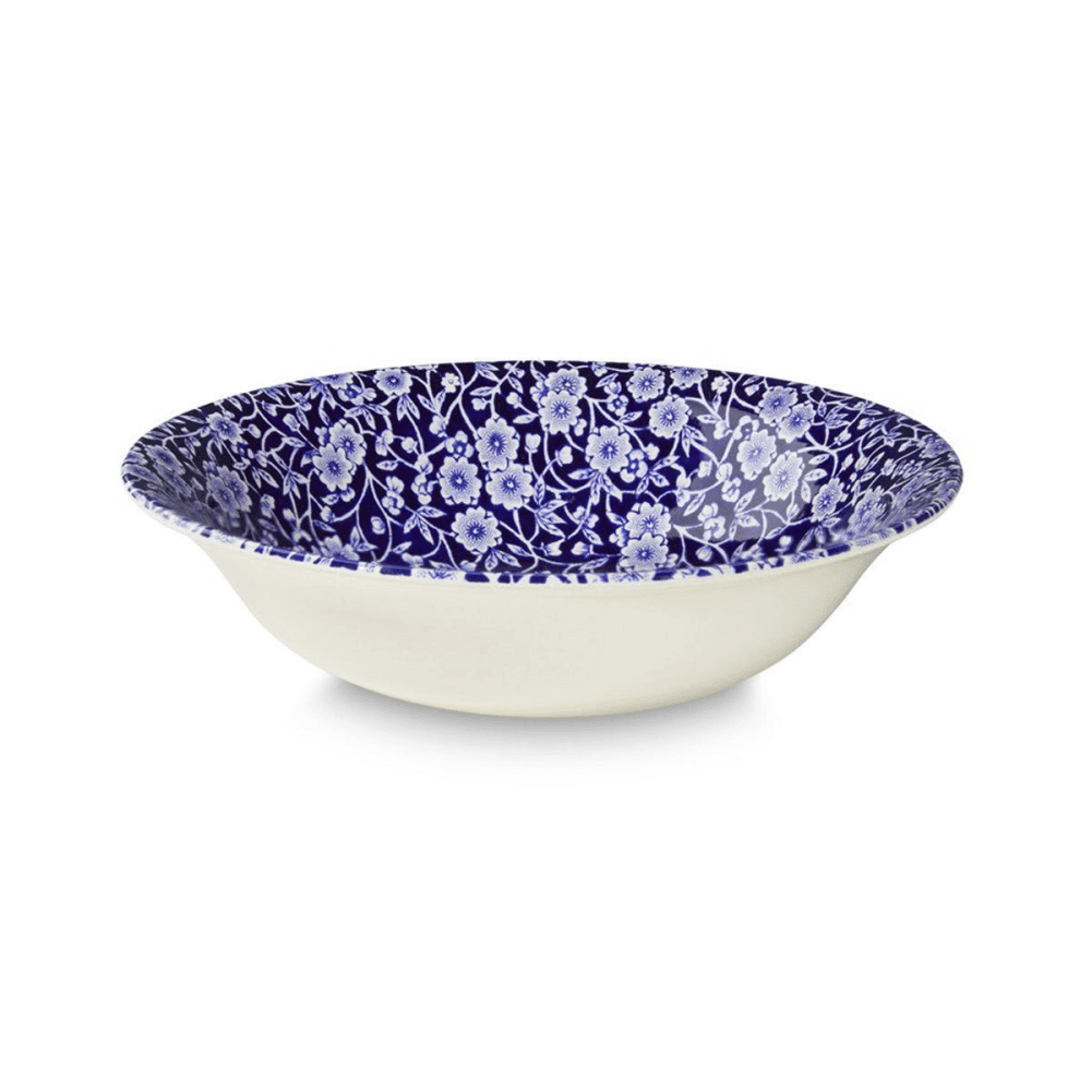 Calico Soup Bowl, D20.5cm, Blue