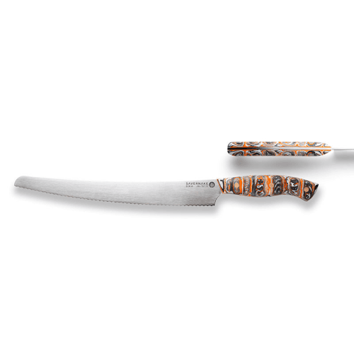 Image showing the DNA Bread Knife, 26cm, Marble product.