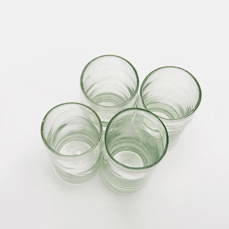Zomi Set of 4 High Ball Glasses, H13.5cm, Clear