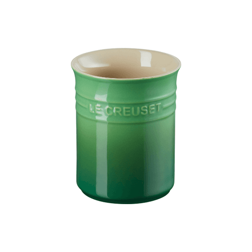 Image showing the Stoneware Small Utensil Jar, Bamboo Green product.