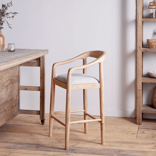 Image showing the Anbu Counter Chair, Mango Wood product.
