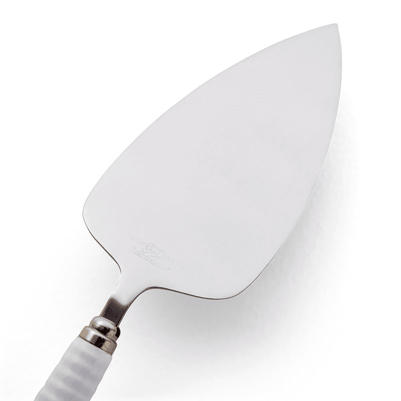 Cake Server, White/Silver