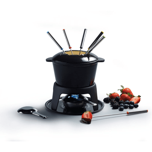 Image showing the Fondue set, black product.