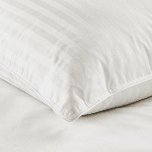 Image showing the Luxury Hungarian Goose Down Pillow, Medium, White product.
