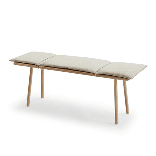 Image showing the Georg Indoor Bench, Oak & Green product.