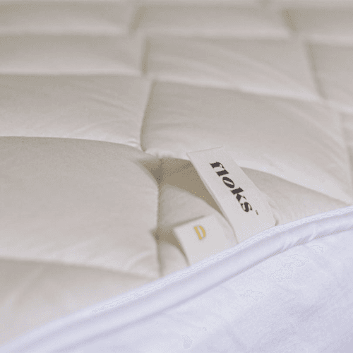 Image showing the Luxury Deep Fill Organic Wool Mattress Topper, Double, Ecru product.