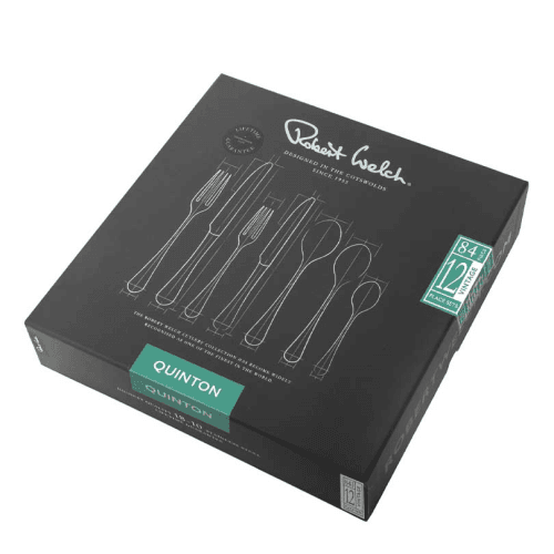 Image showing the Quinton Vintage 84 Piece Cutlery Set, Stainless Steel product.