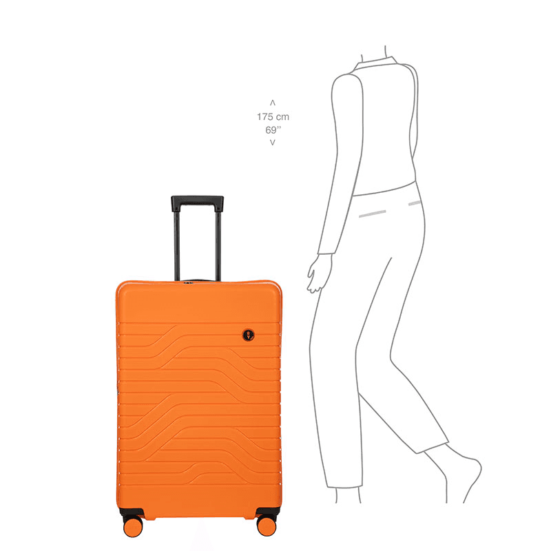 Ulisse Expandable Suitcase, H79 x L53 x W31cm, Orange