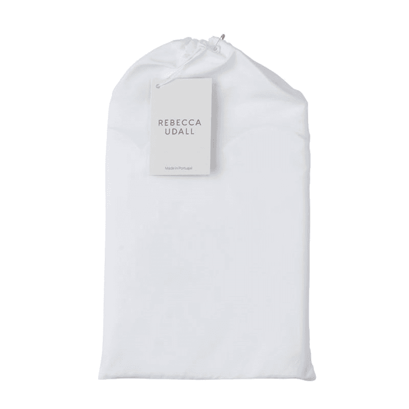 Annabelle Scalloped Pair of Standard Pillowcases, White