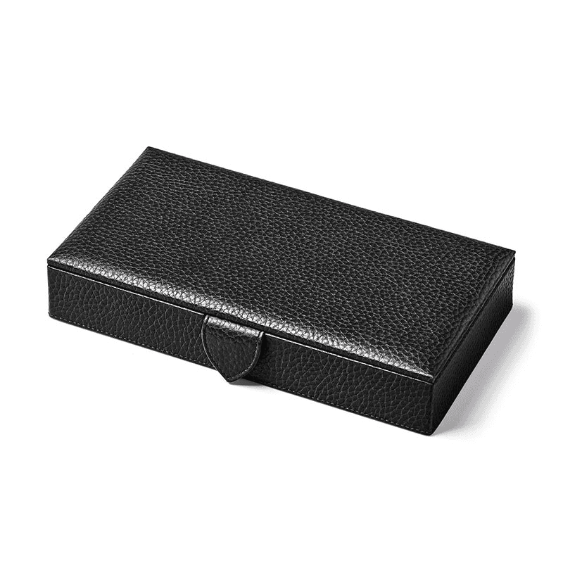 Cufflink Box, L11.5 x W21.5cm, Black Pebble