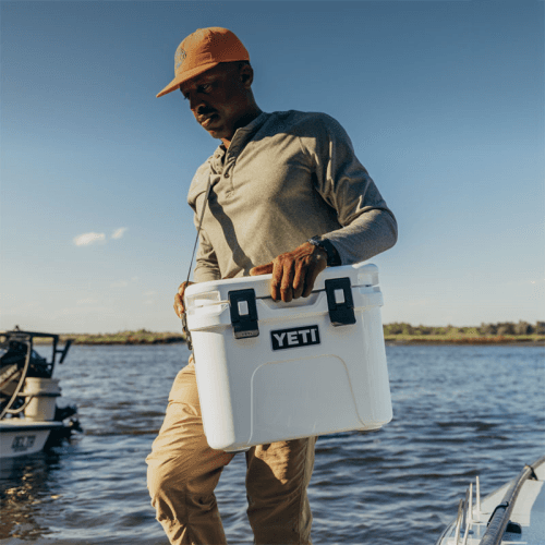 Image showing the Roadie 15 Cooler, White product.