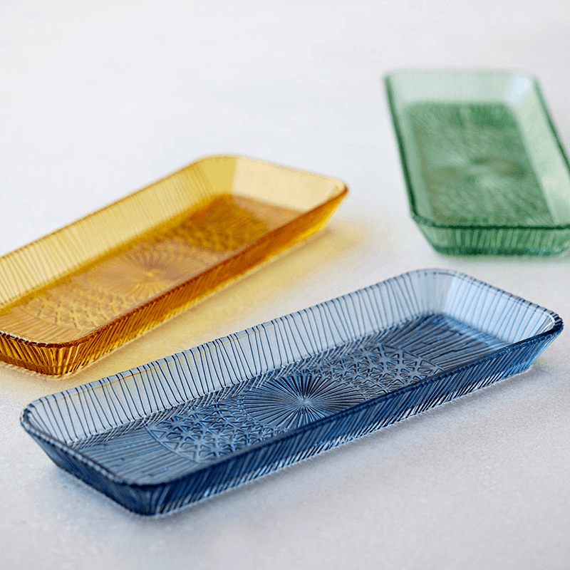 Kusintha Serving Dish, L38 x W14cm, Blue