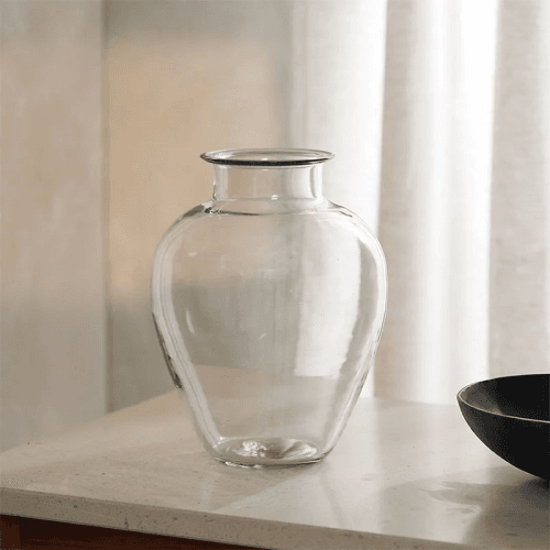 Image showing the Witton Vase, H25cm, Clear product.
