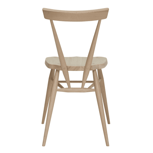 Image showing the Originals Stacking Chair, L.Ercolani by Ercol, H80 x W49 x D50cm, Natural product.