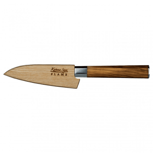 Image showing the Flame Paring Knife, 9cm, Olive Wood product.