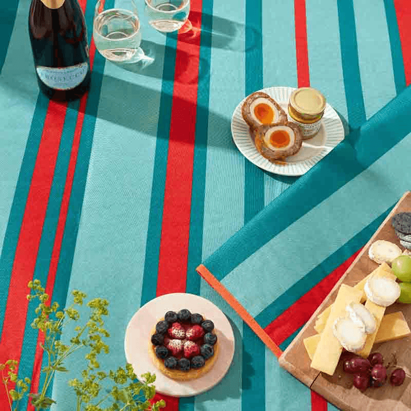 Fortnum's Picnic Mat, 145cm x 130cm, Eau de Nil