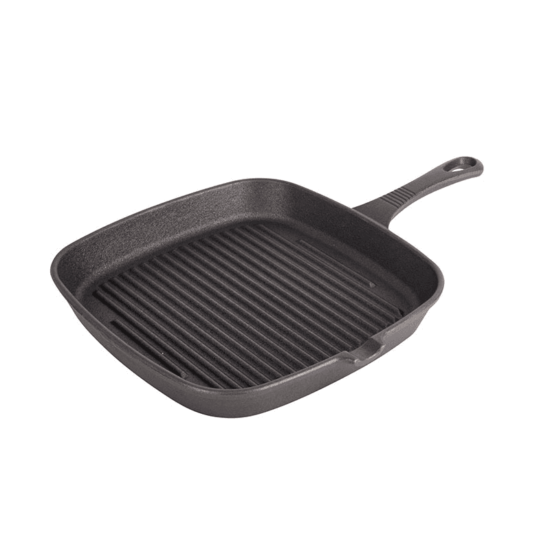 Square grill pan, 23cm, cast iron