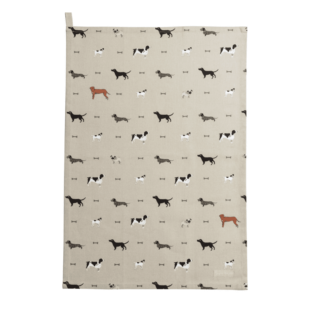 Tea Towel, "Woof"