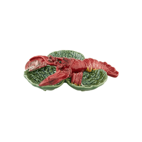 Image showing the Cabbage with Lobster Appetizer Plate, W24.8 x L30cm, Green product.