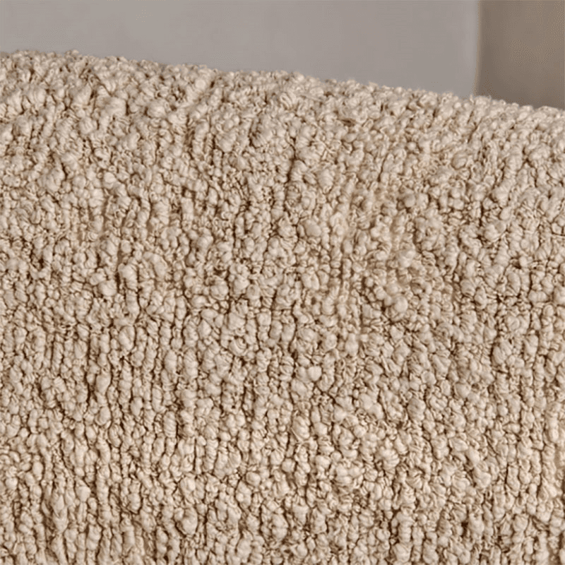 Otas Teddy Cotton Armchair, Off White