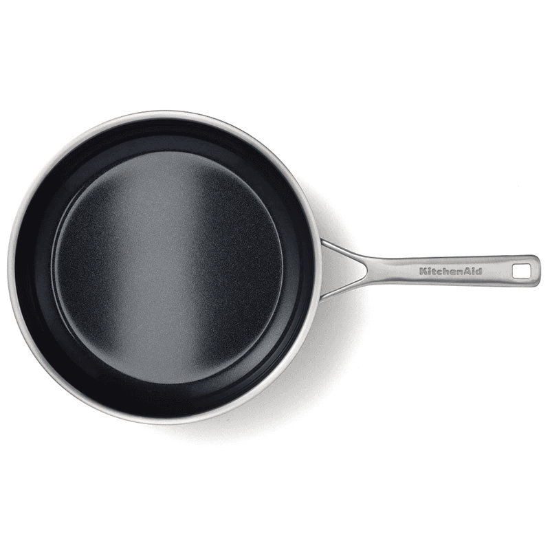 MultiPly - Ceramic Stainless Steel Non-Stick Frying Pan Set, 20cm & 28cm, Silver