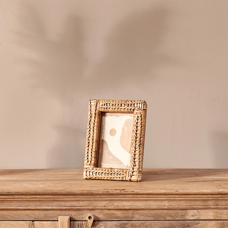 Yanis Rattan Photo Frame, 5 x 7", Natural