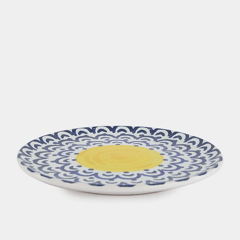 Sicily Plate, D21cm, Blue