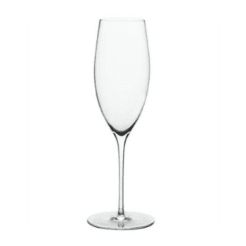 Image showing the Siena Set of 6 Crystal Champagne Glasses, 240ml, Clear product.