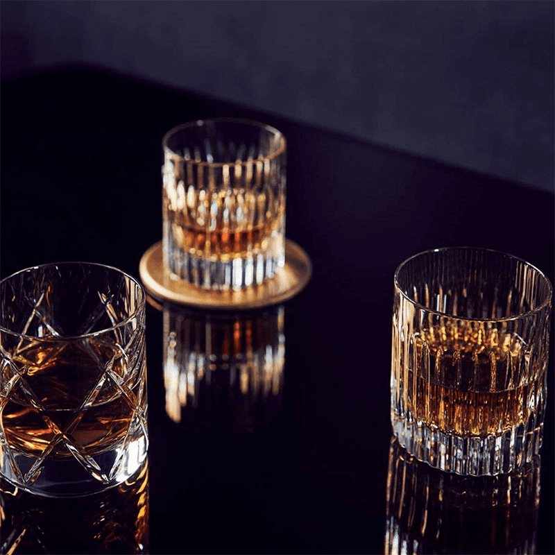 Connoisseur Aras Pair of Whiskey Glasses, 350ml, Clear