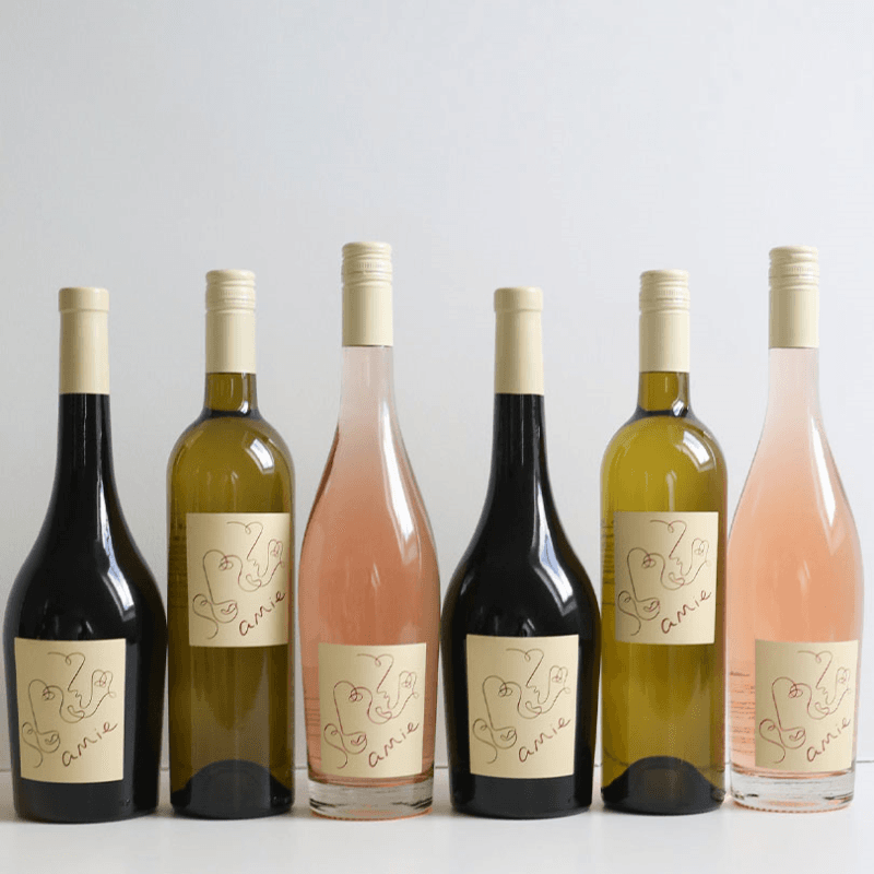 Mixed Case of 6 Wines: 2 Reds, 2 Whites, 2 Roses Wines