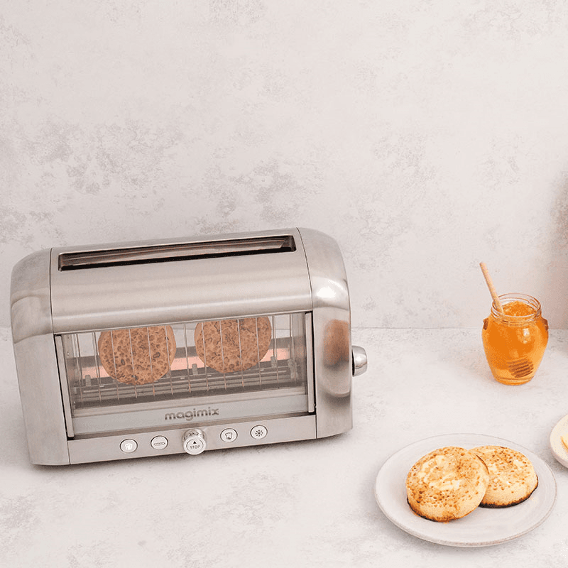 Vision 2 slot toaster - 11526, Brushed Stainless Steel
