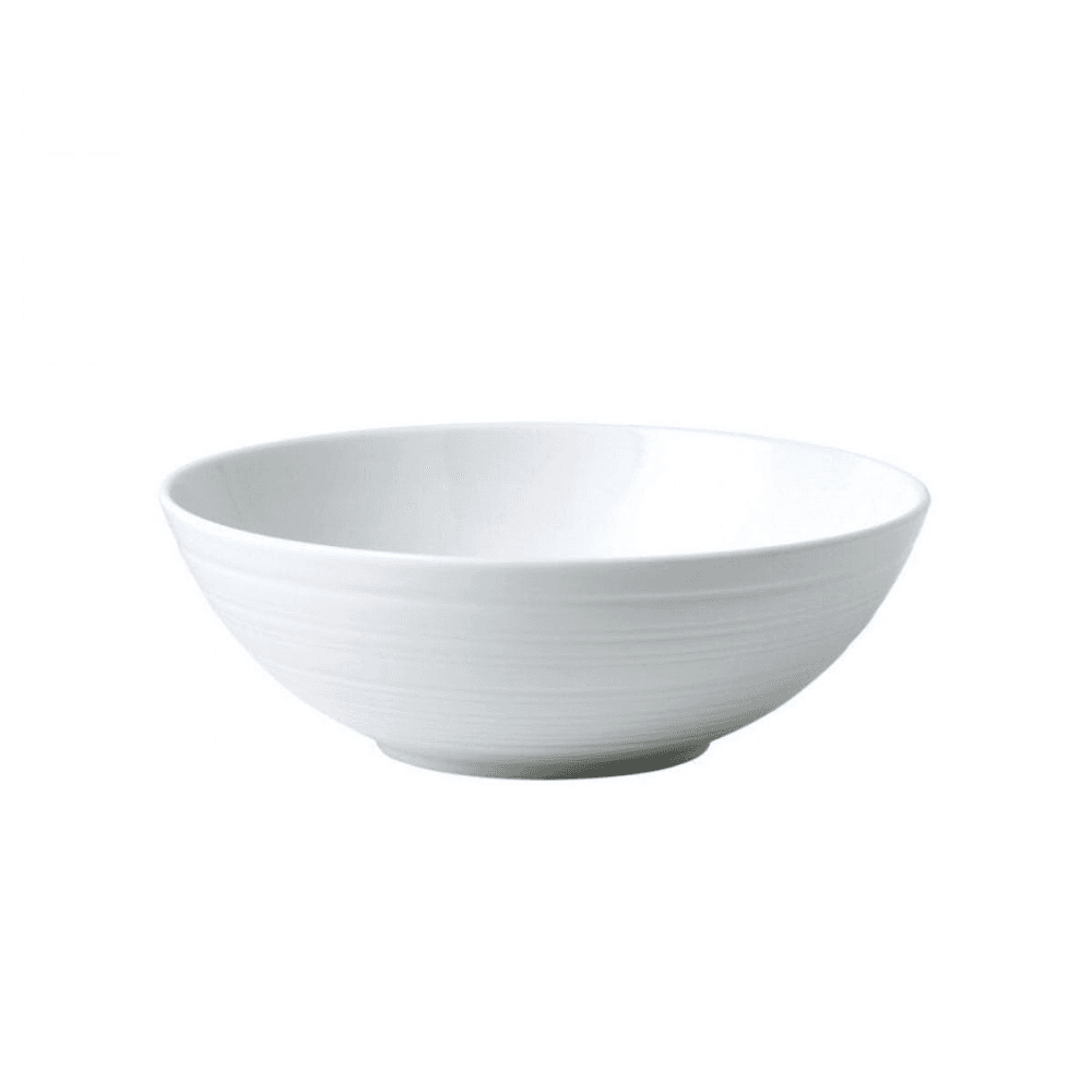 Strata Cereal bowl, 18cm, White