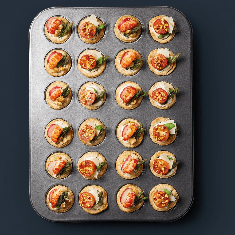 Mini tart tin, 35 x 27cm, Black