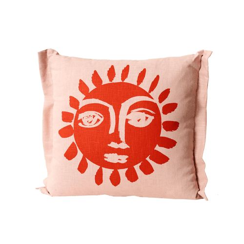 Image showing the Sunne Cushion, 55 x 55cm, Sherbet product.