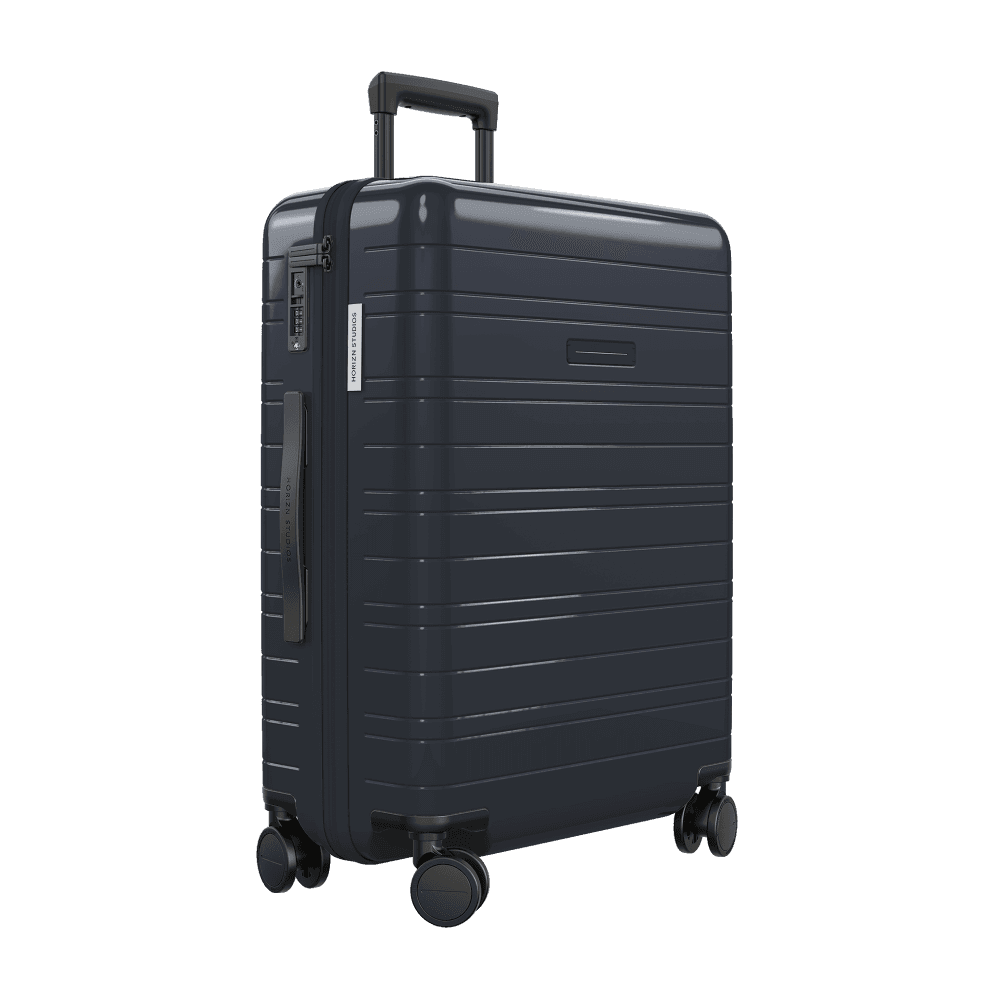 H6 Essential Suitcase, H64 x W24 x L46cm, Glossy Night Blue