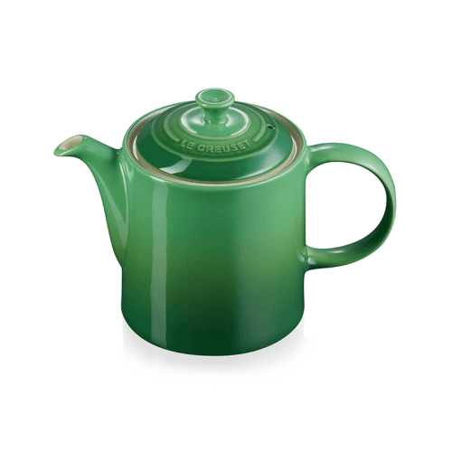 Image showing the Stoneware Grand Teapot, 1.3L, Bamboo Green product.