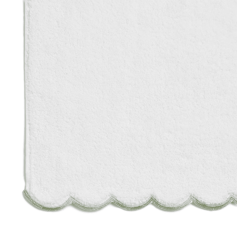 Scallop Hand Towel, Matcha